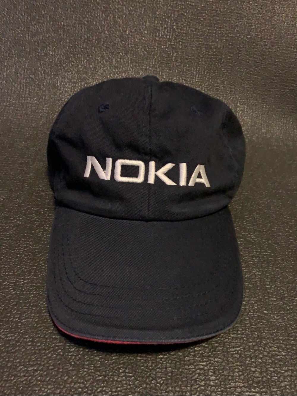 Vintage Embroidered Nokia Navy Cap Strapback Mens Dad Hat Vintage Retro 90s Cell